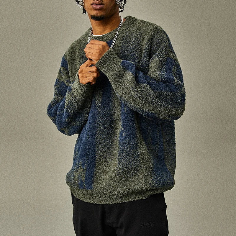 Artisan Brushwork Crewneck – Komfort & Kreativ Stil