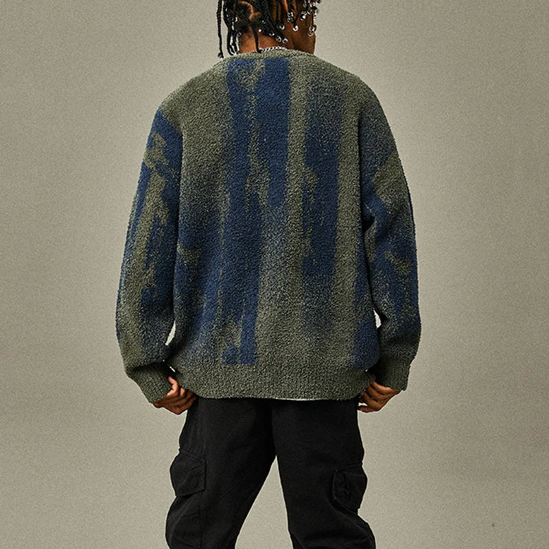 Artisan Brushwork Crewneck – Komfort & Kreativ Stil