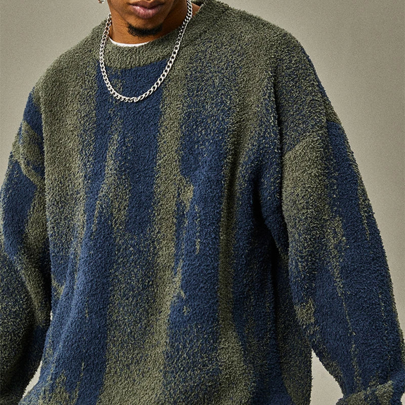 Artisan Brushwork Crewneck – Komfort & Kreativ Stil