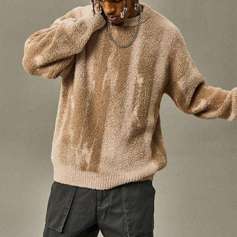 Artisan Brushwork Crewneck – Komfort & Kreativ Stil