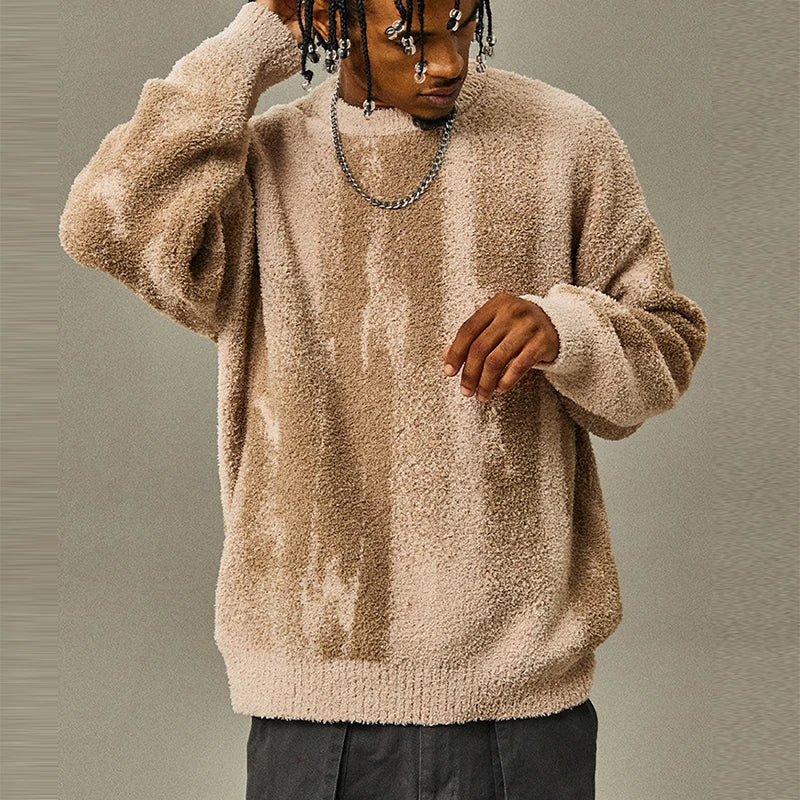 Artisan Brushwork Crewneck – Komfort & Kreativ Stil