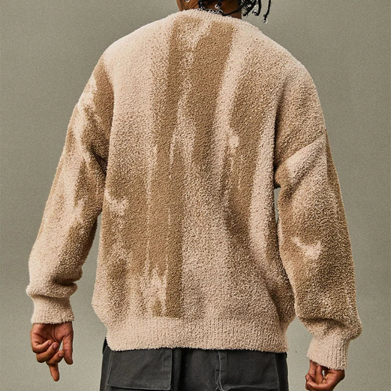 Artisan Brushwork Crewneck – Komfort & Kreativ Stil