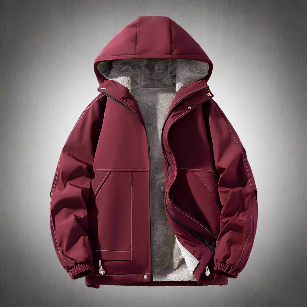 Hooded Jacket – Stilren, Bekväm & Funktionell Ytterjacka