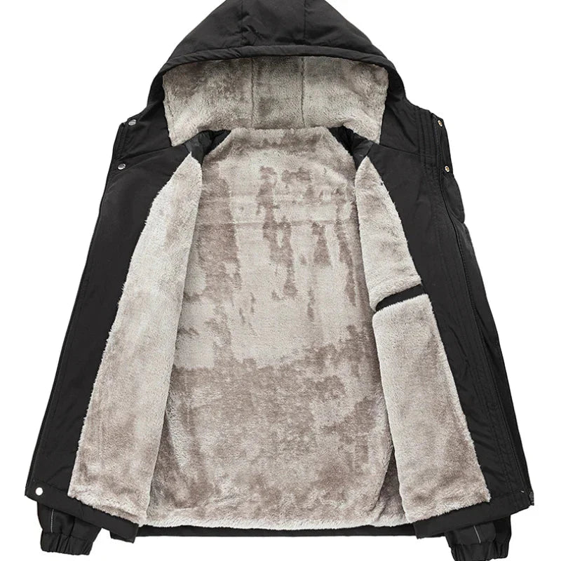 Hooded Jacket – Stilren, Bekväm & Funktionell Ytterjacka