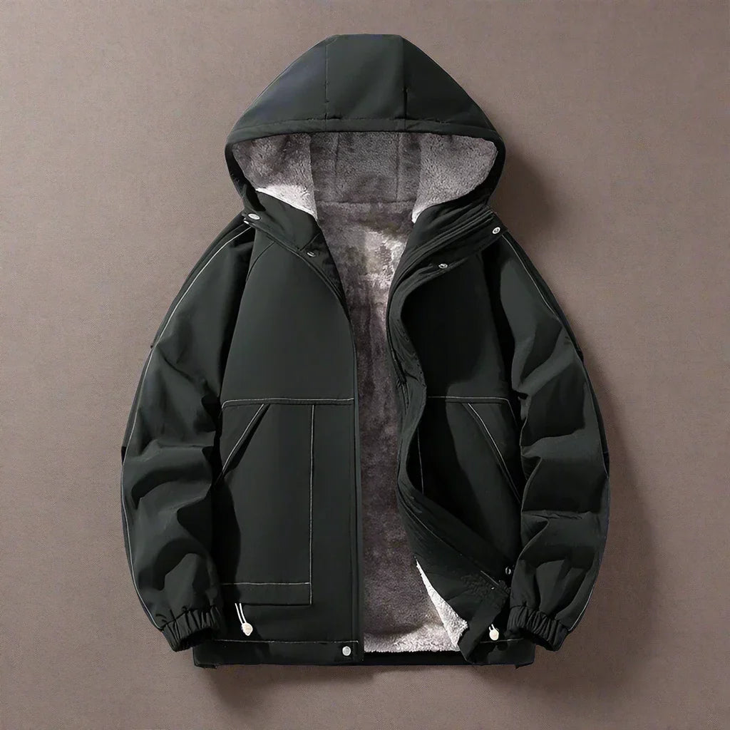Hooded Jacket – Stilren, Bekväm & Funktionell Ytterjacka